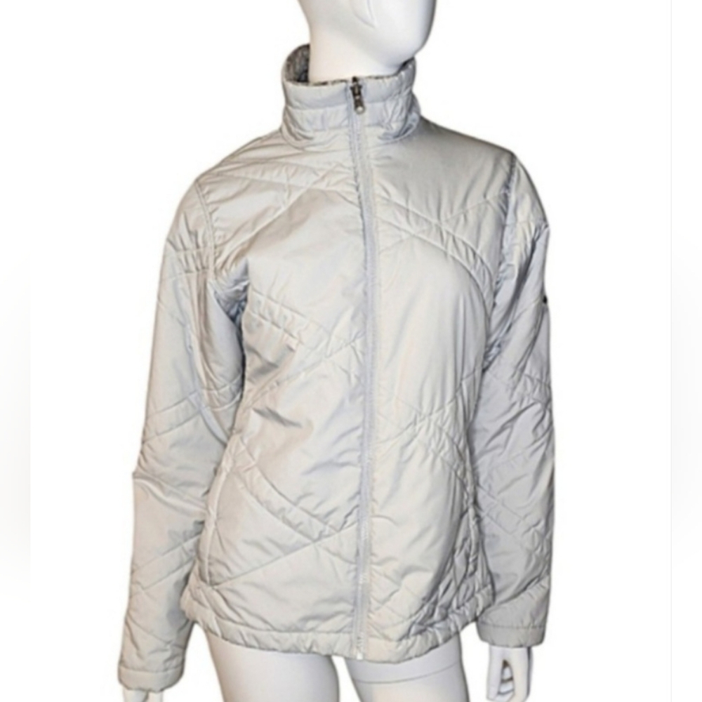 Columbia Women's Light Quilted Puffer Jacket, Fleece-Lined Collar, Size S